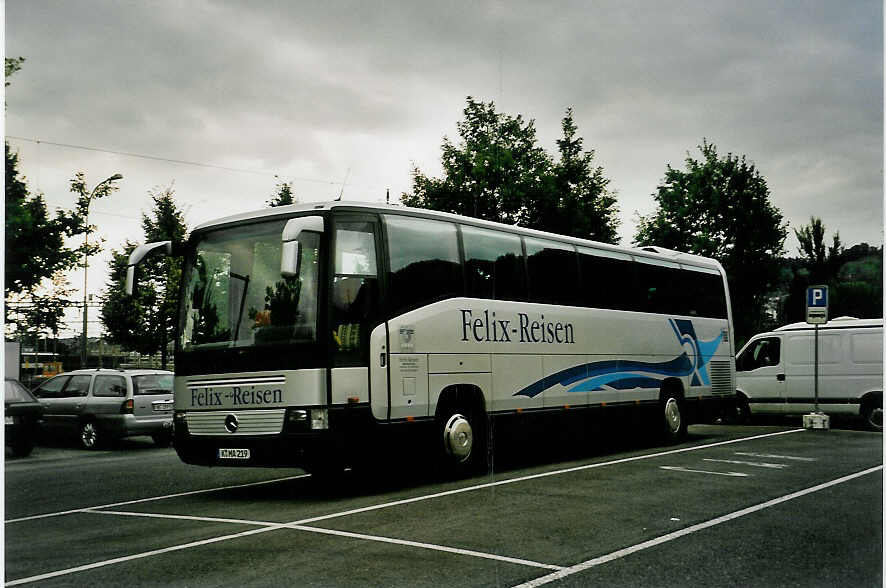 (054'312) - Aus Deutschland: Abel, K�ln - Nr. 1/K-MA 219 - Mercedes am 2. Juli 2002 in Thun, Seestrasse
