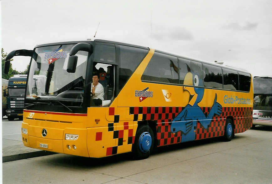 (054'933) - Aus der Schweiz: Gallus, St. Gallen - SG 63'503 - Mercedes am 25. Juli 2002 in L�rrach, Grenze