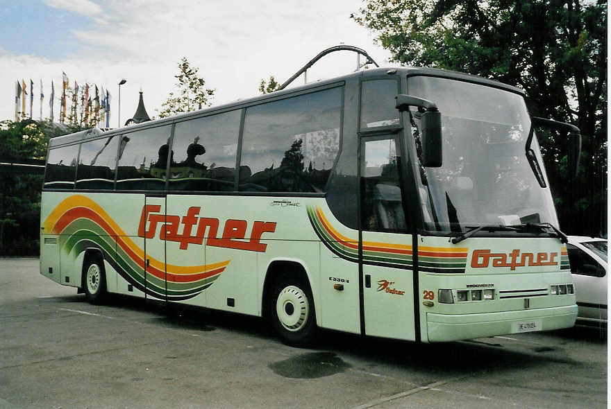 (055'014) - Aus der Schweiz: Gafner, Thun - Nr. 29/BE 478'024 - Dr�gm�ller am 25. Juli 2002 in Rust, Europapark
