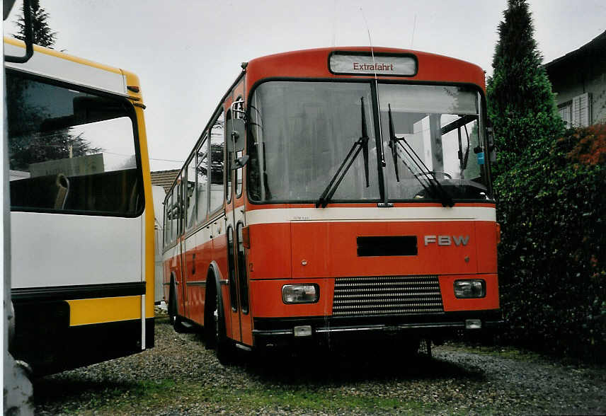 (056'910) - AAGU Altdorf - Nr. 12 - FBW/R&J am 12. Oktober 2002 in B�tzberg, Heiniger