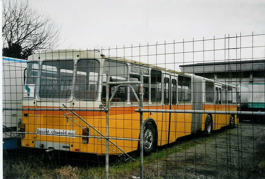 (057'928) - M�chler, Siebnen - Nr. 9 - Saurer-Leyland/R&J (ex Cars Alpin Neff, Arbon Nr. 9) am 29. Dezember 2002 in Herzogenbuchsee, Heiniger