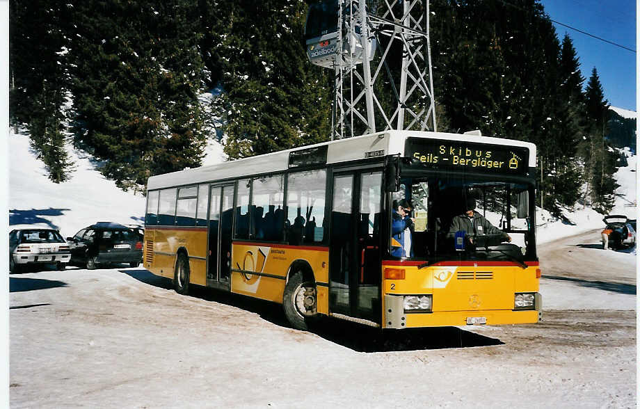 (058'722) - Portenier, Adelboden - Nr. 2/BE 26'853 - Mercedes (ex P 25'198; ex Anthamatten, Saas-Almagell) am 18. Februar 2003 in Adelboden, Bergl�ger