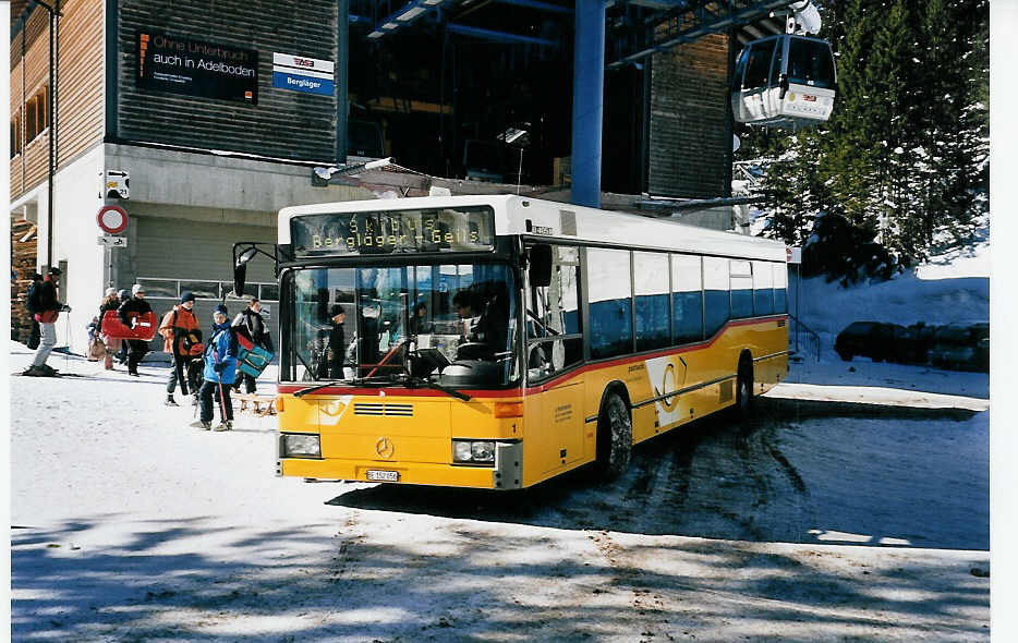 (058'723) - Portenier, Adelboden - Nr. 1/BE 152'056 - Mercedes (ex P 25'197; ex In Albon, Visp Nr. 4) am 18. Februar 2003 in Adelboden, Bergl�ger