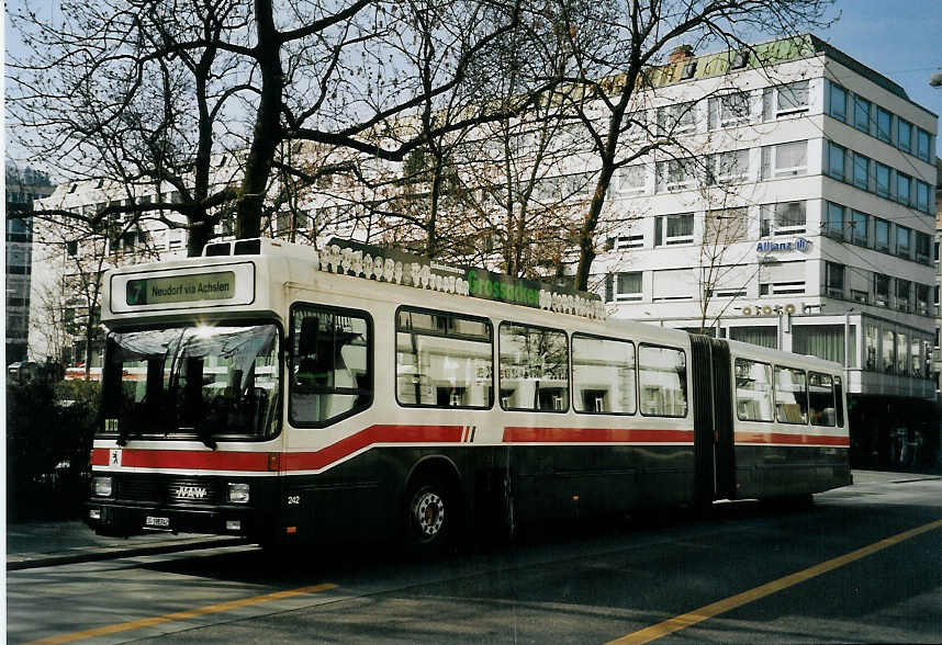 (059'337) - VBSG St. Gallen - Nr. 242/SG 198'242 - NAW/Hess am 29. M�rz 2003 in St. Gallen, Poststrasse