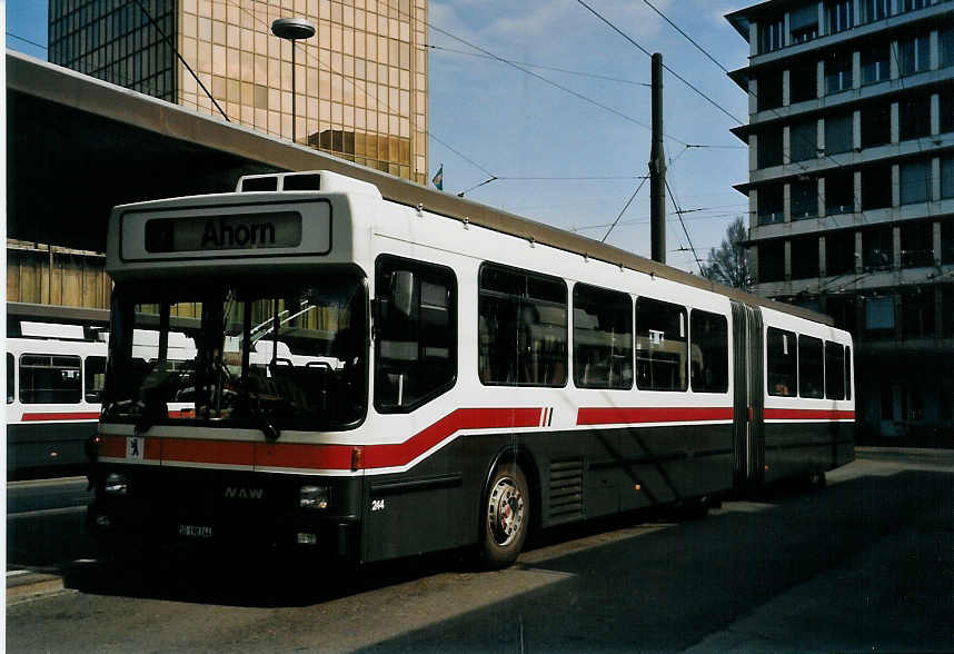 (059'406) - VBSG St. Gallen - Nr. 244/SG 198'244 - NAW/Hess am 29. M�rz 2003 beim Bahnhof St. Gallen
