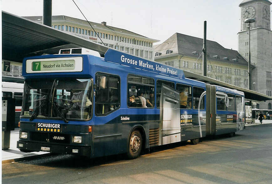 (059'425) - VBSG St. Gallen - Nr. 246/SG 198'246 - NAW/Hess am 29. M�rz 2003 beim Bahnhof St. Gallen