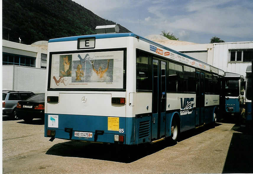 (060'624) - Welti-Furrer, Z�rich - Nr. 85/BE 11'475 - Mercedes (ex VBZ Z�rich Nr. 664) am 13. Juni 2003 in Biel, BTR