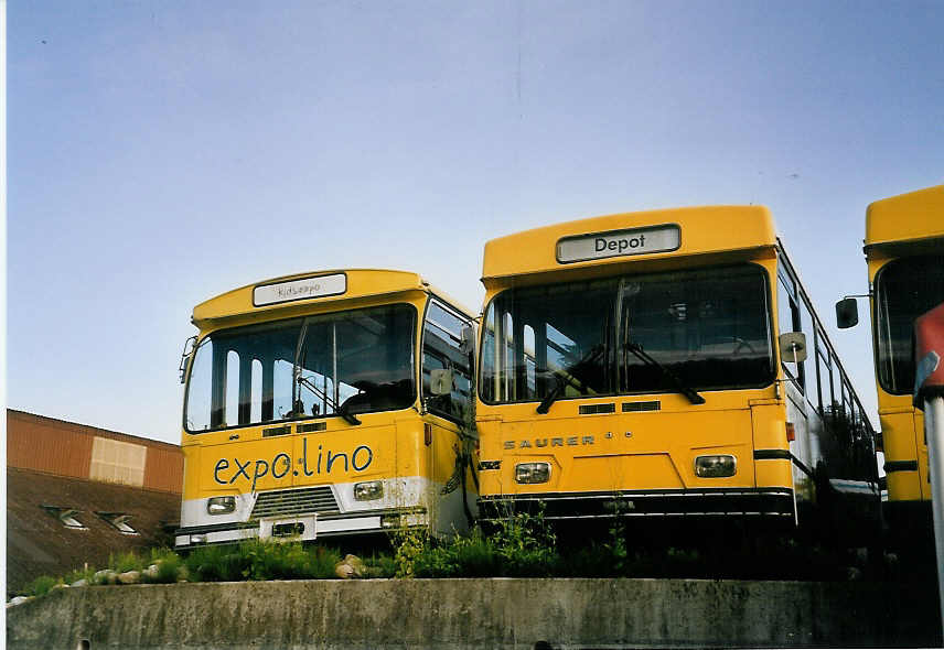 (060'714) - VBSH Schaffhausen - Nr. 14 - Saurer/Hess am 21. Juni 2003 in B�tzberg, Heiniger