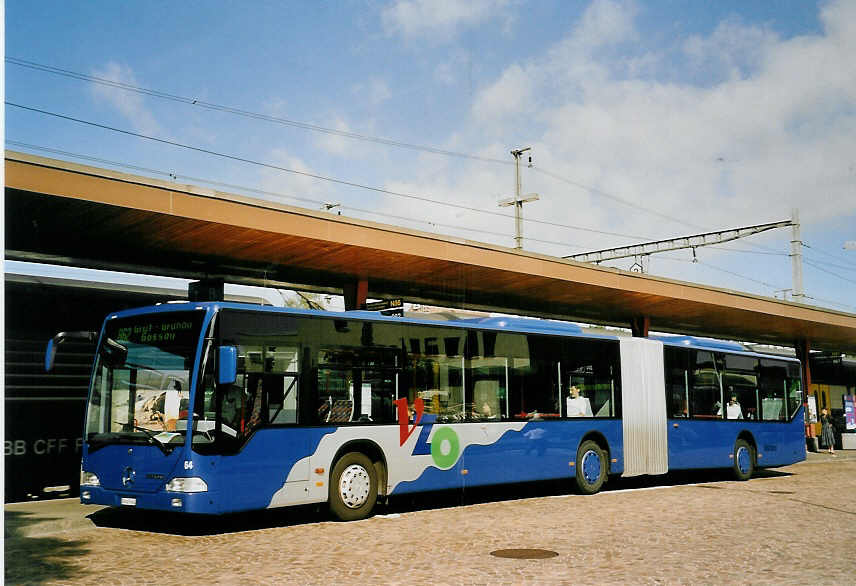 (060'725) - VZO Gr�ningen - Nr. 64/ZH 467'664 - Mercedes am 21. Juni 2003 beim Bahnhof Wetzikon