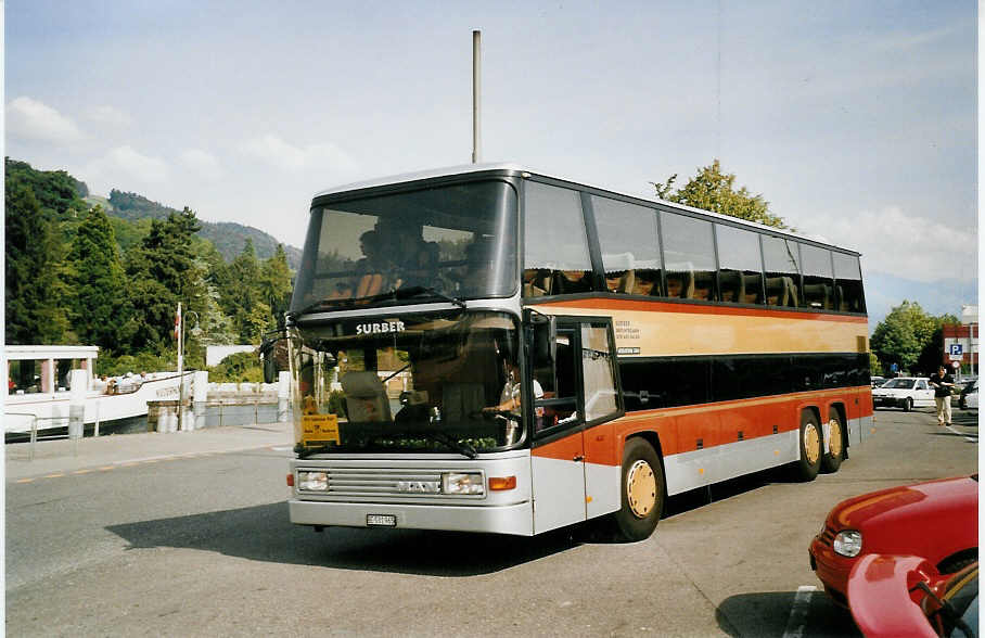 (061'323) - Surber, B�nigen - BE 531'965- MAN am 12. Juli 2003 beim Bahnhof Thun