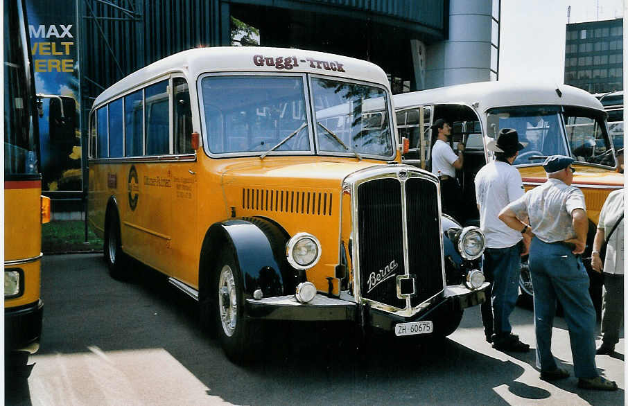 (061'422) - Guggenb�hl, Wettswil - ZH 60'675 - Berna/Hess (ex Bass, Frasnacht; ex Heilst�tte, Allerheiligenberg) am 13. Juli 2003 in Luzern, Verkehrshaus