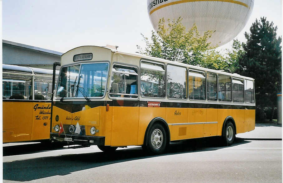 (061'426) - Huber, Oberkirch - LU 49'699 - Saurer/Rizzi (ex Th�ni, Flims; ex P 24'641) am 13. Juli 2003 in Luzern, Verkehrshaus