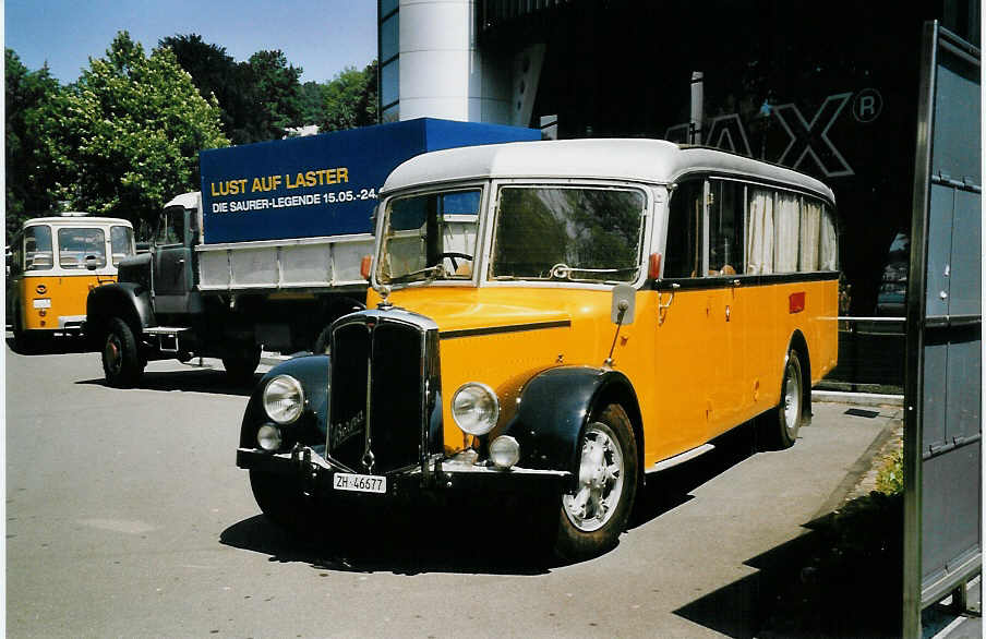 (061'505) - Maurer, B�retswil - ZH 46'677 - Berna/Seitz (ex P 22'007) am 13. Juli 2003 in Luzern, Verkehrshaus