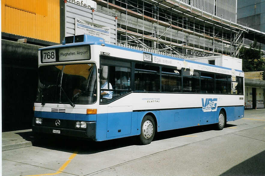 (061'916) - Fr�hlich, Z�rich - Nr. 601/ZH 634'601 - Mercedes (ex VBZ Z�rich Nr. 680) am 25. Juli 2003 in Z�rich, Flughafen