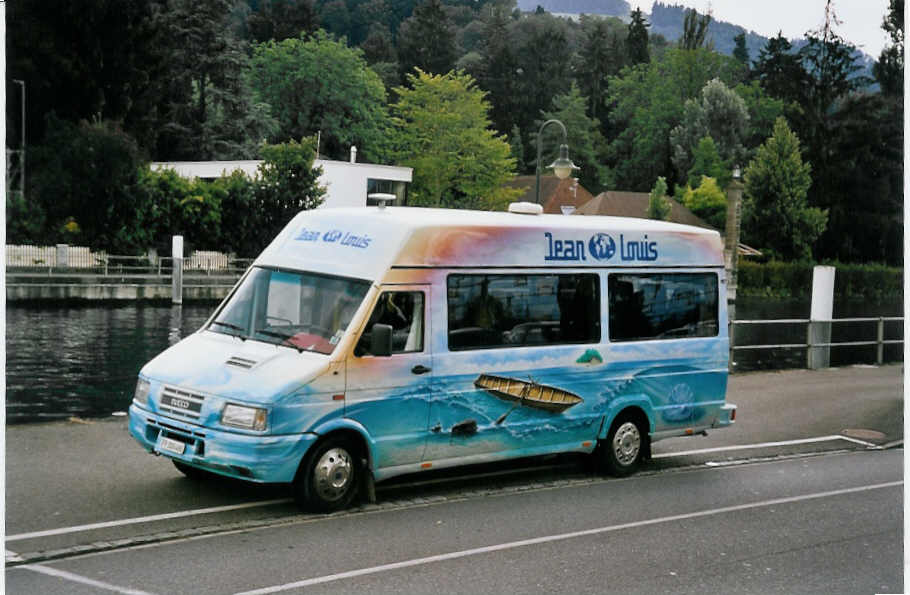 (062'712) - Jean-Louis, F�tigny - FR 300'466 - Iveco am 21. August 2003 bei der Schiffl�ndte Thun