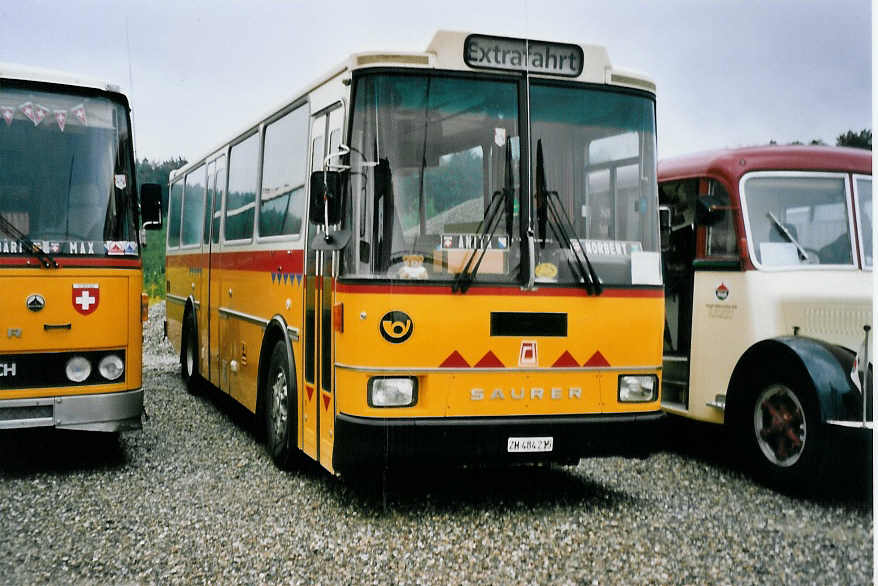 (062'912) - Toldo, Z�rich - ZH 484'215 - Saurer/R&J (ex Peter, Pfaffnau) am 30. August 2003 in Niederbipp, Saurertreffen