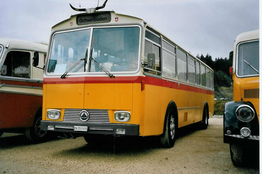 (062'934) - Gadliger, Horgen - ZH 293'555 - Saurer/T�scher (ex Lienert&Ehrler, Einsiedeln; ex Lienert, Einsiedeln) am 30. August 2003 in Niederbipp, Saurertreffen