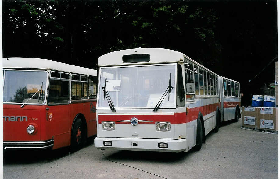 (063'311) - AS Engi (RWB) - Nr. 20 - Saurer/T�scher (ex ASS Schleitheim Nr. 10) am 7. September 2003 in Oberburg, Ziegelgut