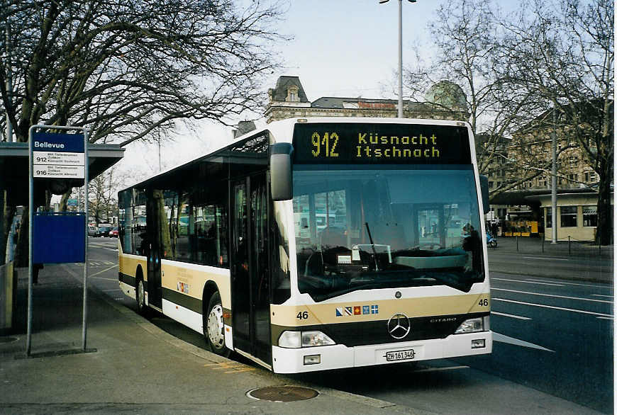 (065'621) - AZZK Zollikon - Nr. 46/ZH 161'346 - Mercedes am 16. Februar 2004 in Z�rich, Bellevue