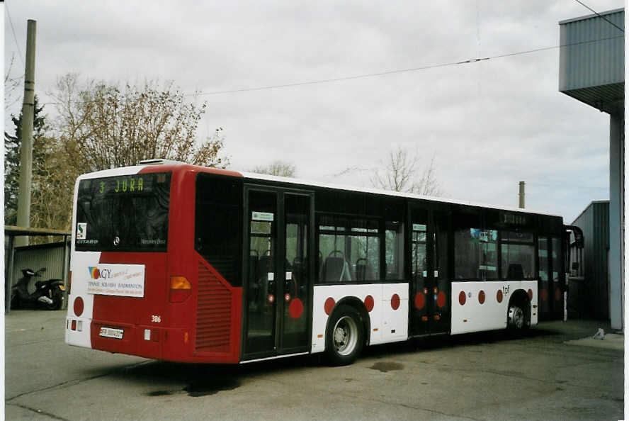 (066'120) - TPF Fribourg - Nr. 386/FR 300'431 - Mercedes am 21. M�rz 2004 in Fribourg, Garage