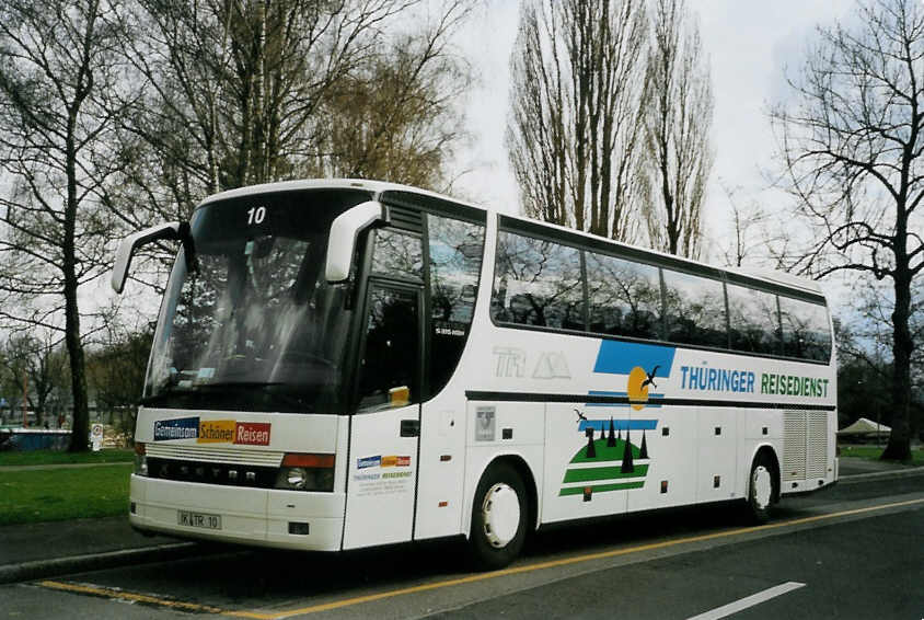 (066'426) - Aus Deutschland: Th�ringer Reisedienst, Ilmenau - Nr. 10/IK-TR 10 - Setra am 11. April 2004 in Thun, Lachen