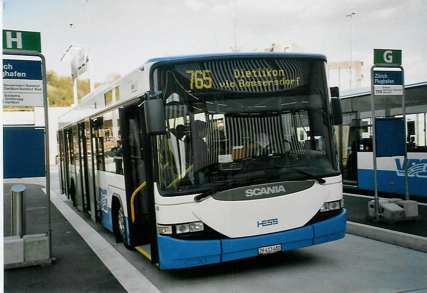 (067'217) - Andres, Effretikon - Nr. 48/ZH 413'480 - Scania/Hess am 24. April 2004 in Z�rich, Flughafen