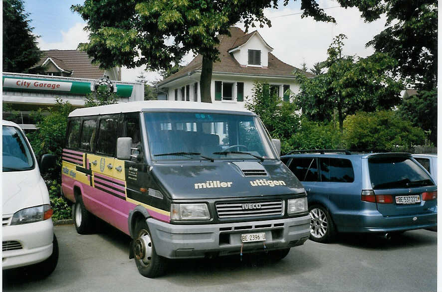 (068'306) - M�ller, Uttigen - BE 2396 U - Iveco am 14. Juni 2004 in Thun, Grabengut