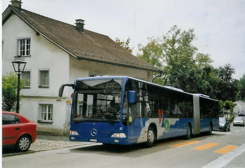 (068'526) - VZO Gr�ningen - Nr. 67/ZH 512'813 - Mercedes am 19. Juni 2004 in Gr�ningen, St�dtli