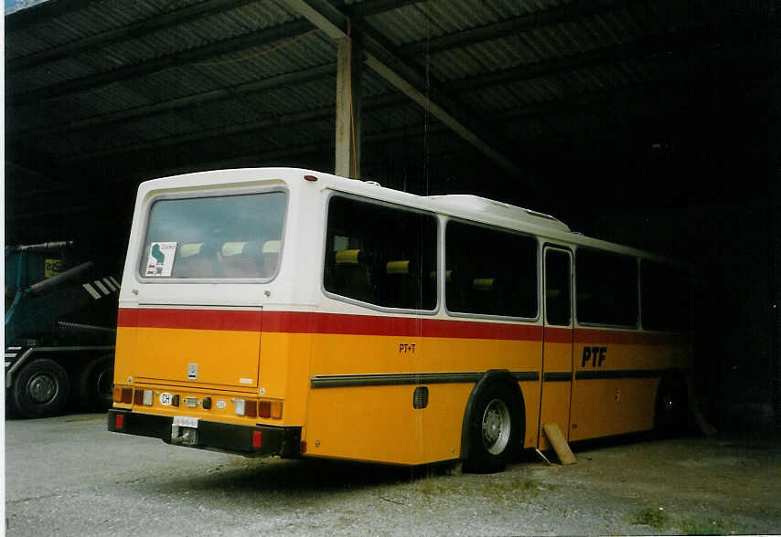 (068'615) - PTF Regensdorf - Saurer/T�scher (ex Heim, Flums) am 19. Juni 2004 in N�fels
