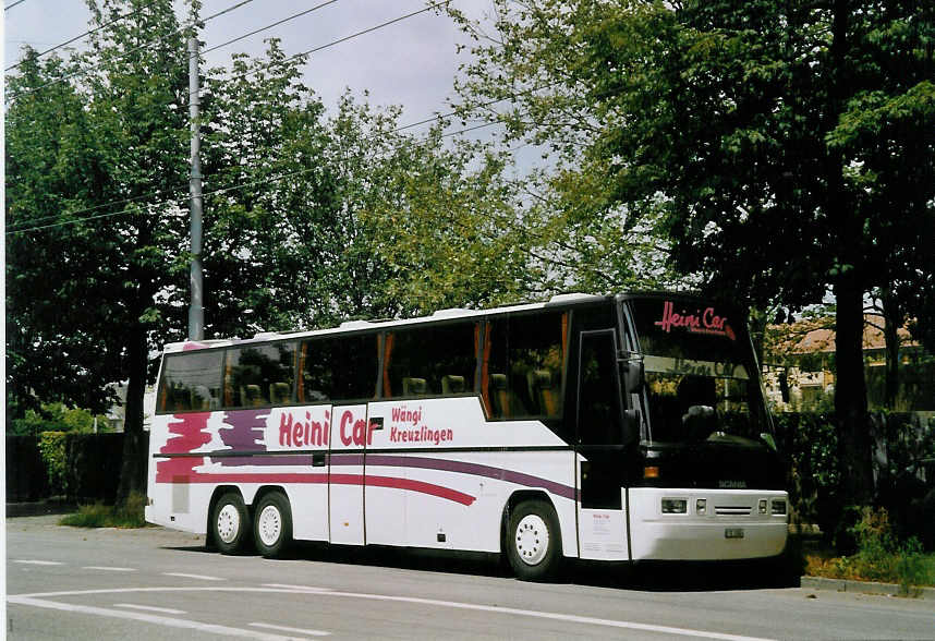 (069'606) - Heini Car, W�ngi - TG 8384 - Scania/Auw�rter am 23. Juli 2004 in Z�rich, Hardau