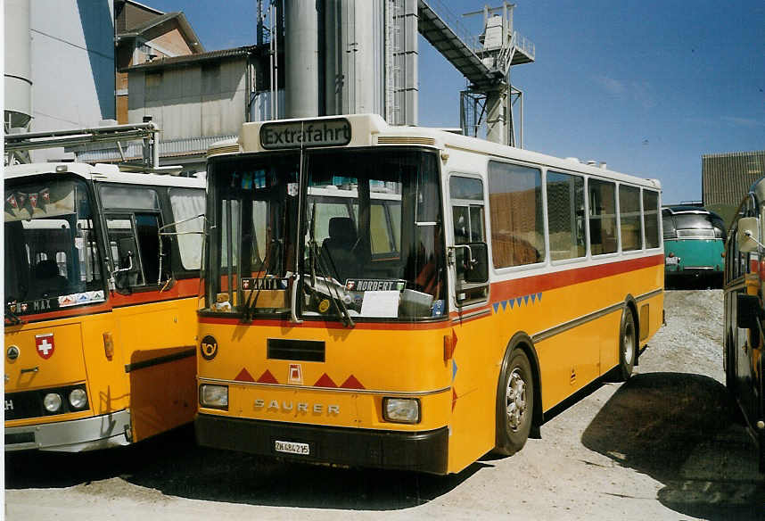 (070'421) - Toldo, Z�rich - ZH 484'215 - Saurer/R&J (ex Peter, Pfaffnau) am 28. August 2004 in Niederbipp, Saurertreffen