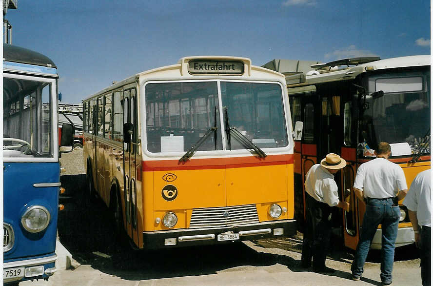 (070'524) - Mauerhofer, Worb - Nr. 3/BE 3884 - Saurer/T�scher (ex Erni, Schupfart Nr. 3; ex P 24'636) am 28. August 2004 in Niederbipp, Saurertreffen