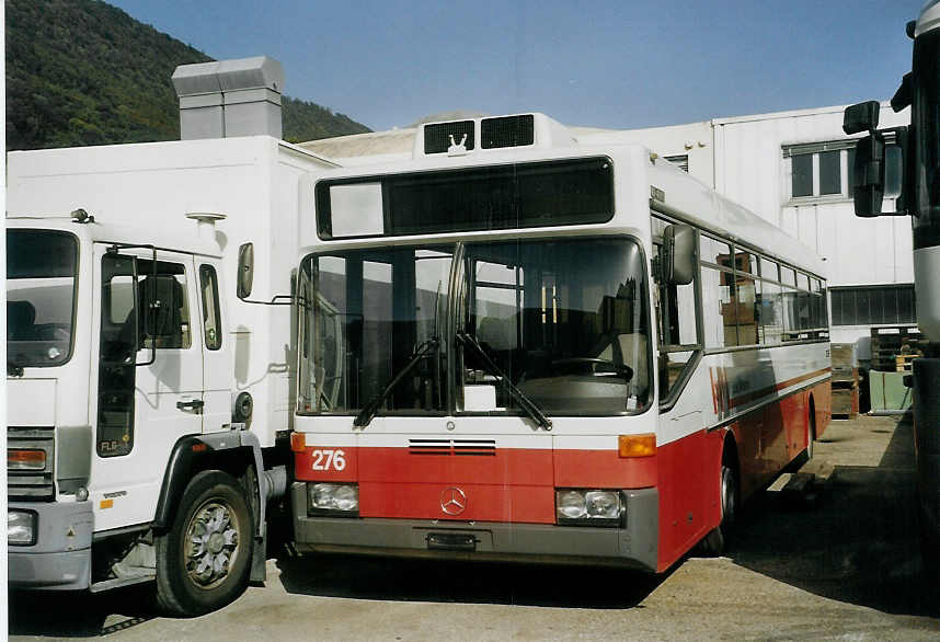 (071'723) - WV Winterthur - Nr. 276 - Mercedes (ex VBZ Z�rich Nr. 607) am 5. Oktober 2004 in Biel, BTR
