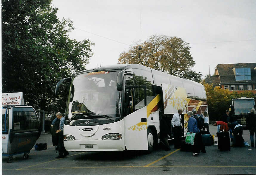 (072'305) - Jann, R�mlang - ZH 642'046 - Scania/Irizar am 23. Oktober 2004 in Z�rich, Sihlquai