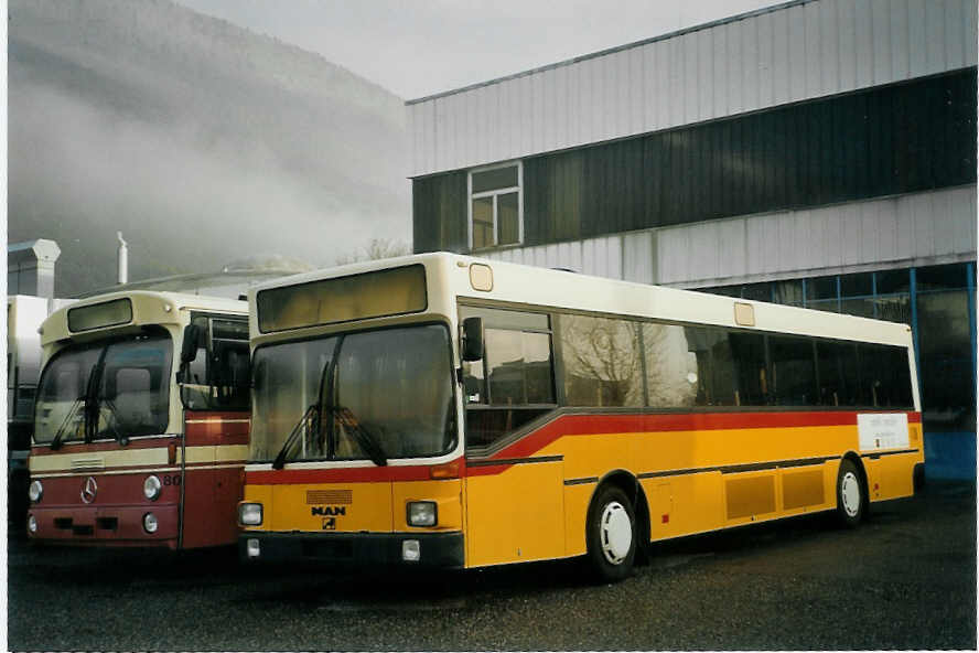 (072'707) - Geissmann, H�gglingen - MAN am 27. November 2004 in Biel, BTR