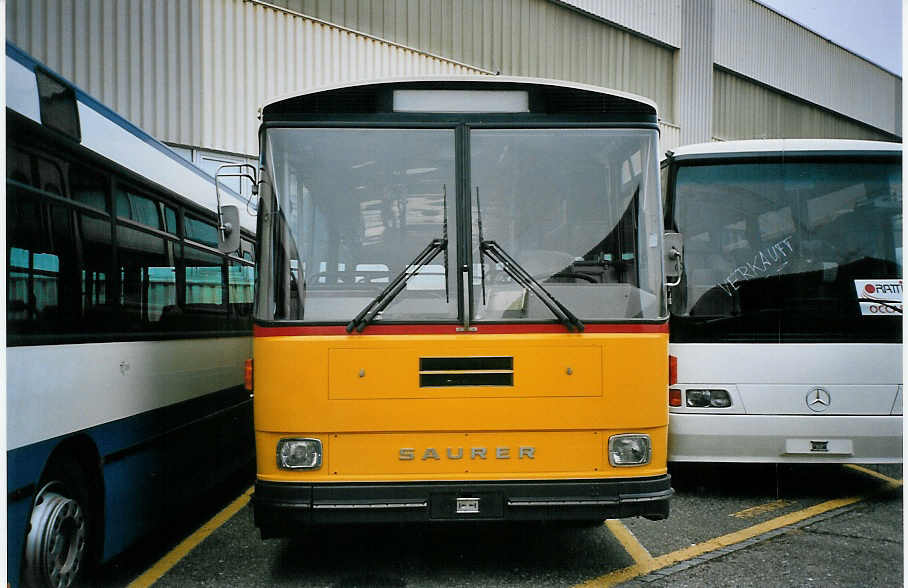 (074'102) - Engeloch, Riggisberg - Nr. 5 - Saurer/T�scher (ex P 25'668) am 16. Januar 2005 in Biel, Rattinbus