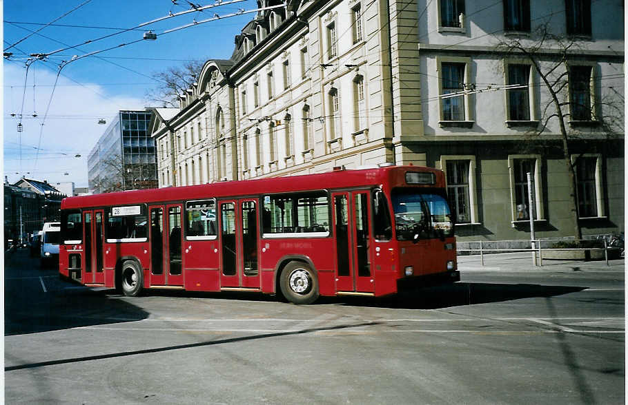 (075'336) - Bernmobil, Bern - Nr. 108/BE 500'108 - Volvo/R&J am 3. M�rz 2005 beim Bahnhof Bern