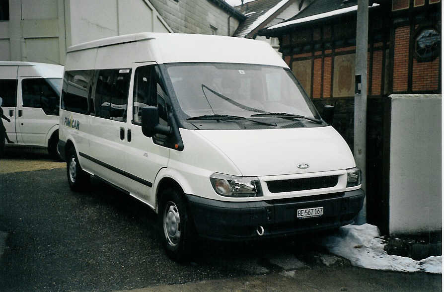 (075'413) - Funi-Car, Biel - Nr. 67/BE 567'167 - Ford am 5. M�rz 2005 in Biel, Garage