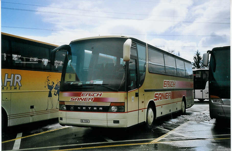 (075'513) - Saner, Laufen - Nr. 14/BL 7336 - Setra am 6. M�rz 2005 in Gen�ve, Palexpo