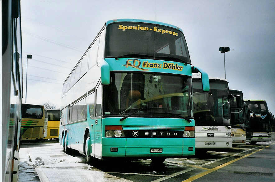 (075'516) - D�hler, Niederuzwil - Nr. 32/SG 31'988 - Setra am 6. M�rz 2005 in Gen�ve, Palexpo