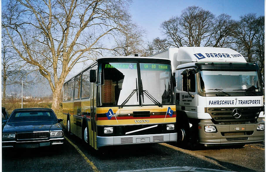 (075'723) - Fahrschule GA-RO, Thun - Volvo/Lauber (ex STI Thun Nr. 4; ex TSG Blumenstein Nr. 5) am 20. M�rz 2005 in Thun-Allmendingen