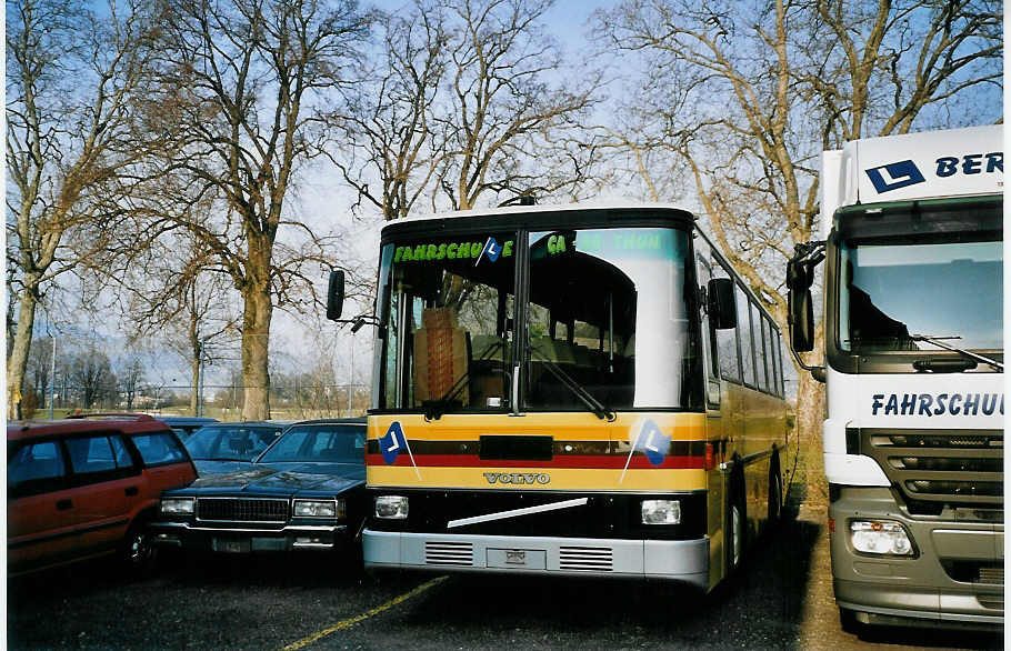 (075'725) - Fahrschule GA-RO, Thun - Volvo/Lauber (ex STI Thun Nr. 4; ex TSG Blumenstein Nr. 5) am 20. M�rz 2005 in Thun-Allmendingen