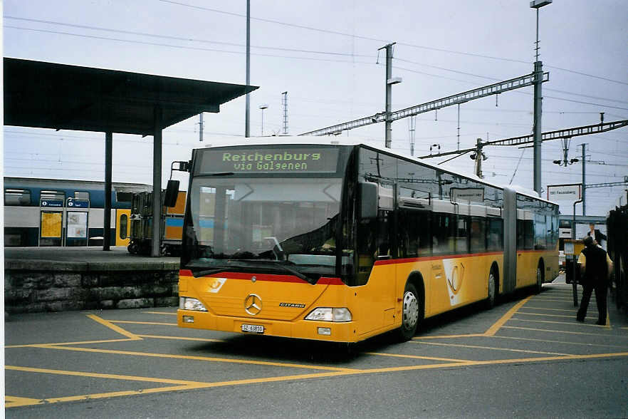 (075'913) - Kistler, Reichenburg - SZ 63'810 - Mercedes am 31. M�rz 2005 beim Bahnhof Pf�ffikon