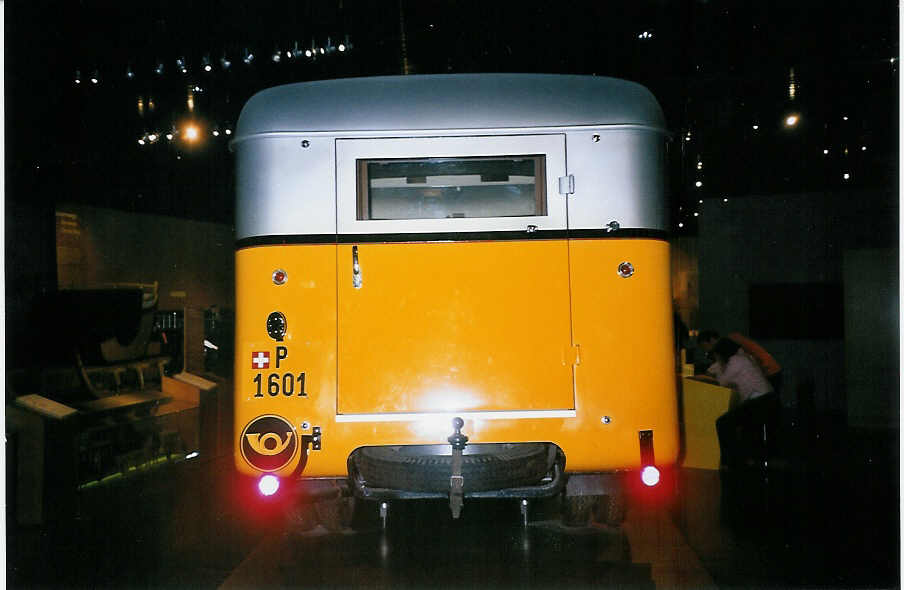 (076'634) - PTT-Regie - P 1601 - Saurer/Saurer (ex Nussbaumer, Ganterschwil) am 22. Mai 2005 in Bern, Museum f�r Kommunikation