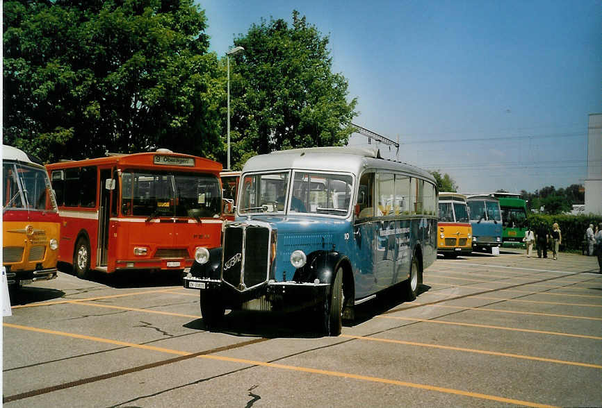 (077'617) - Murer, Jona - Nr. 10/ZH 20'815 - FBW/T�scher (ex VZO Gr�ningen Nr. 10; ex Richter, Z�rich; ex VZO Gr�ningen Nr. 10) am 18. Juni 2005 in Hinwil, AMP