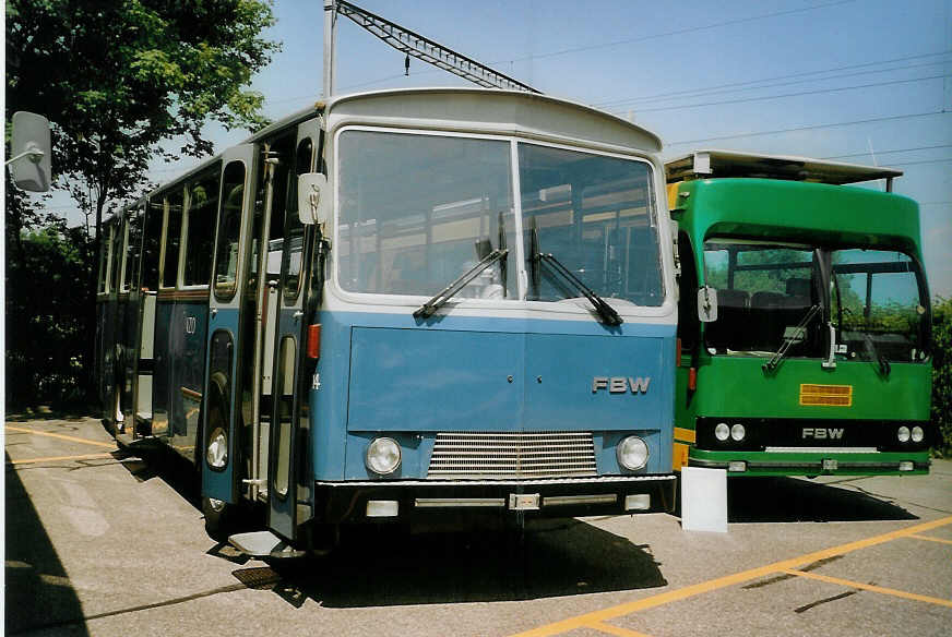 (077'626) - VZO Gr�ningen - Nr. 14 - FBW/T�scher am 18. Juni 2005 in Hinwil, AMP