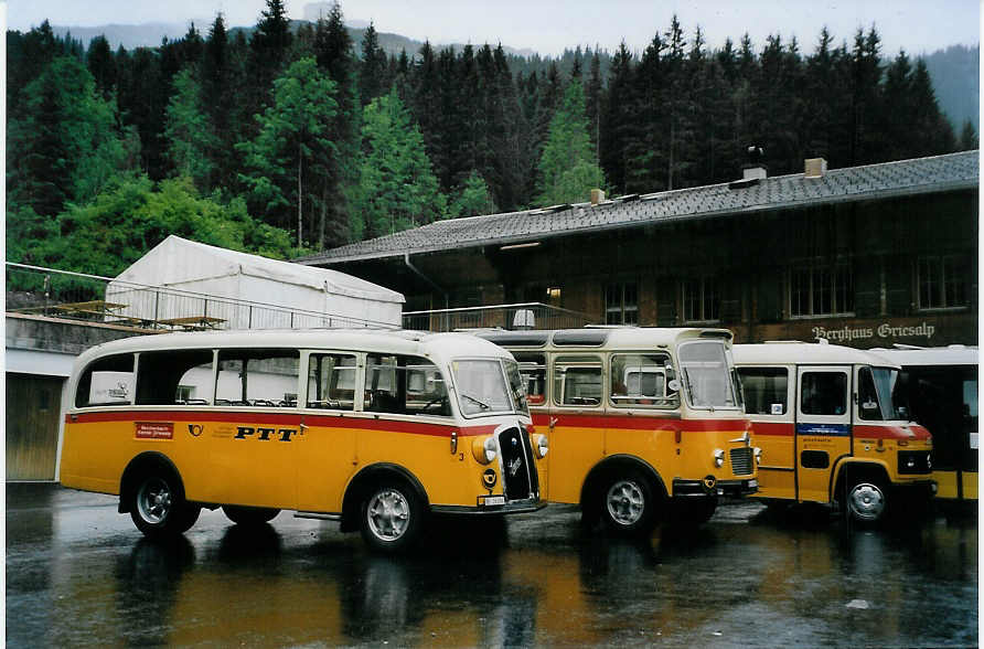 (078'034) - Schmid, Th�rishaus - Nr. 3/BE 26'206 - Saurer/Gangloff (ex Geiger, Adelboden Nr. 3) am 25. Juni 2005 auf der Griesalp