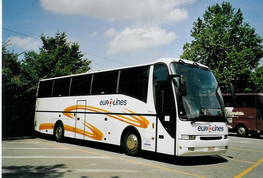 (079'109) - Aus Belgien: Eurolines - KMA-677 - Berkhof am 26. Juli 2005 in Z�rich, Sihlquai