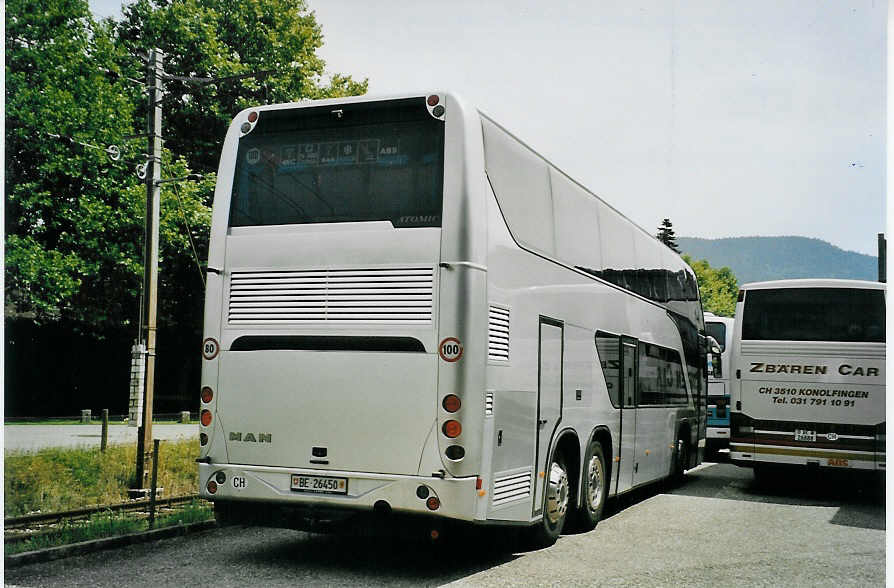 (079'233) - Zb�ren, Konolfingen - BE 26'450 - MAN/Atomic am 29. Juli 2005 in Konolfingen, Garage