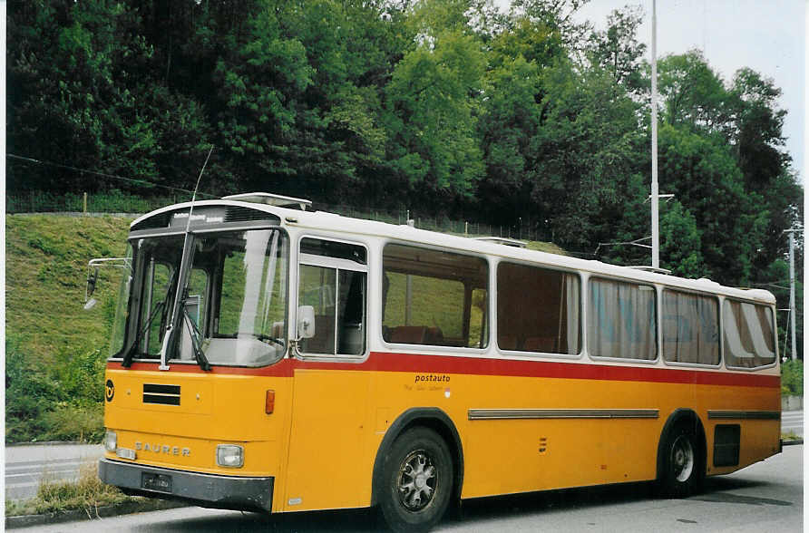 (079'236) - Ryser, Auswil - BE 869 U - Saurer/Hess (ex Flury, Balm) am 29. Juli 2005 in Hasle-R�egsau